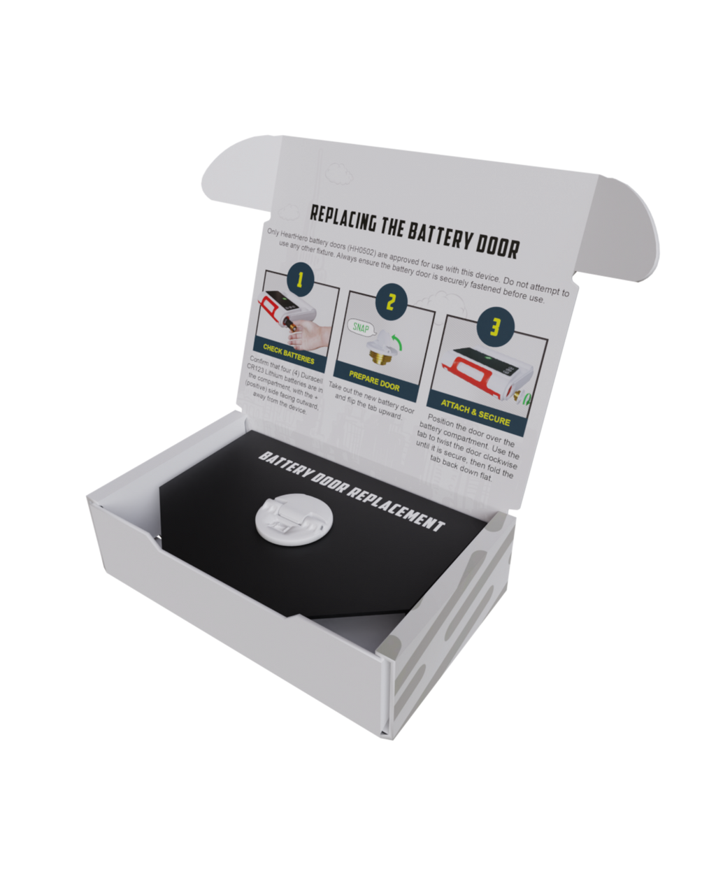HeartHero Elliot Replacement Battery Door