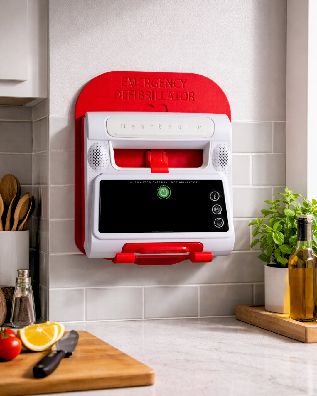 HeartHero Elliot Wall Mount, 3D Print File, Digital Download