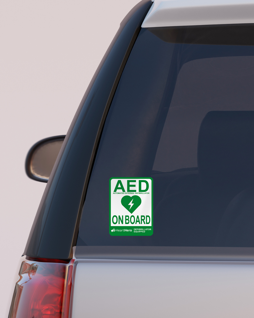 “AED On Board” Vehicle Sticker